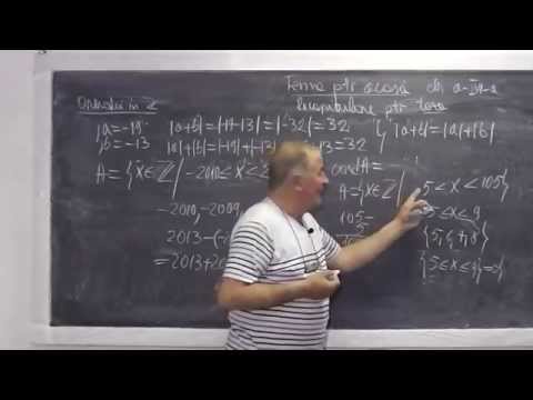 2/2 Lectia 507 - Operatii in multimea nr. intregi - Exercitii cu modul - Recapitulare teza - Clasa 6