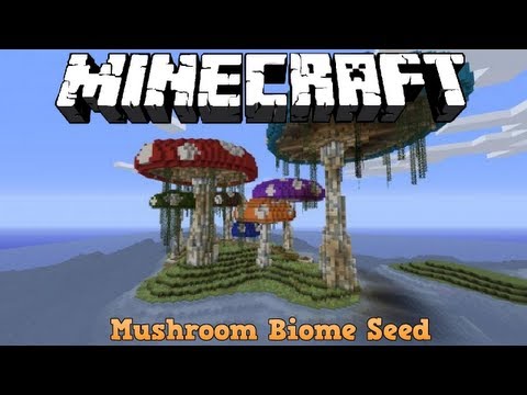ImBuderp - Minecraft 1.8.0+ Mushroom Biome Seed! DESERT VILLAGE, 3 DUNGEONS, STRONGHOLD, MINESHAFT