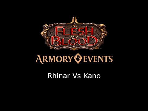 Blitz Rhinar (Dagan White) Vs Kano (Josh Freeland)