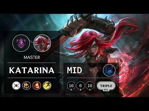 Katarina Mid vs Nocturne - KR Master Patch 9.15