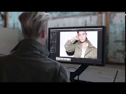 Justin Bieber's Behind The Scenes Photoshoot via Bkstg