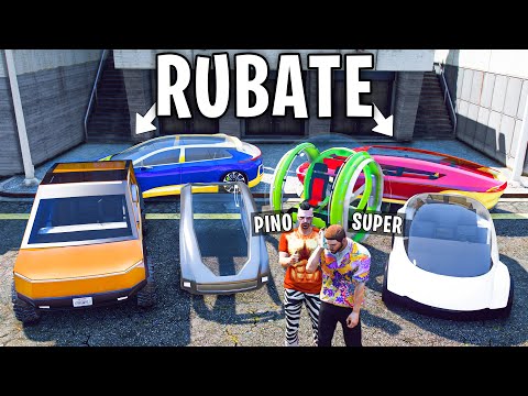Rubo TUTTE le AUTO FUTURISTICHE con PINO su GTA 5 RP!