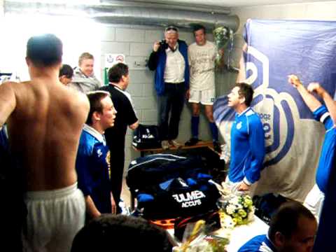 SO Soest G1 kampioen, de ontlading in de kleedkamer.