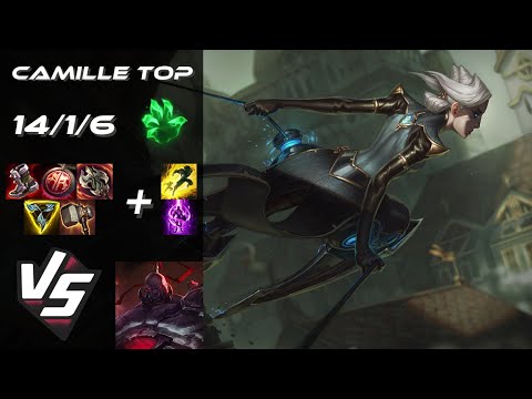 TOP Camille vs Sion - NA Challenger Patch 14.10