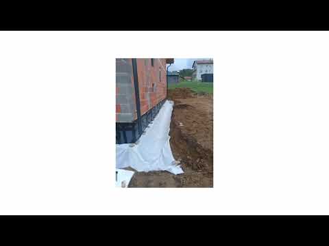 Hidroizolacija temelja & drenaža!! Waterproofing foundation of the family house and drainage!!