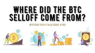 Where did the BTC selloff come from? Bitcoin Tech Talk Issue #180