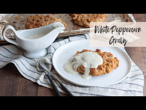 How to Make Homemade White Peppercorn Gravy