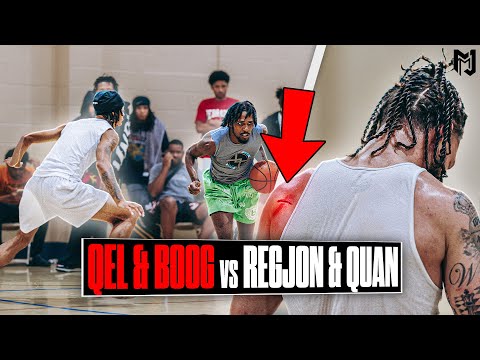 HOODIEQEL PLAYS IN A 2V2 AGAINST PRO HOOPERS * IT GOT PHYSICAL *