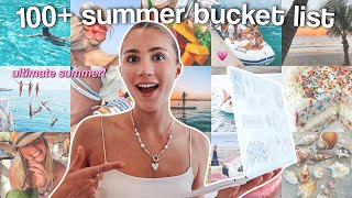ULTIMATE SUMMER BUCKET LIST IDEAS | 100+ things you’ll actually want to do