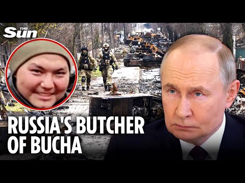 UNMASKED: Sick ringleader of barbaric Bucha massacre gouged out Ukrainian victims' eyes and tongues