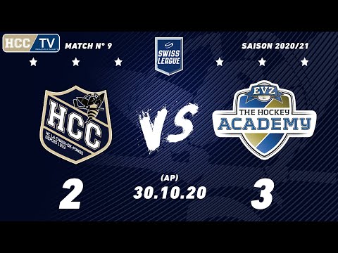 30.10.2020 HC La Chaux-de-Fonds - EVZ Academy (2-3) AP