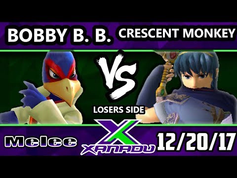 S@X 233 Melee - Bobby Big Ballz (Falco) Vs. Crescent Monkey (Marth) - Smash Melee Tournament - SSBM