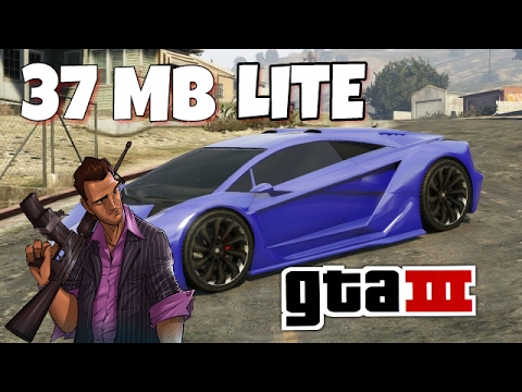 GTA 3 LITE 37 MB (DOWNLOAD+TUTORIAL) SUPER LEVE - QUALQUER CELULAR !