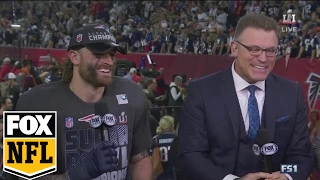 Chris Long shares Super Bowl win with HOF Father | SUPER BOWL LI video
