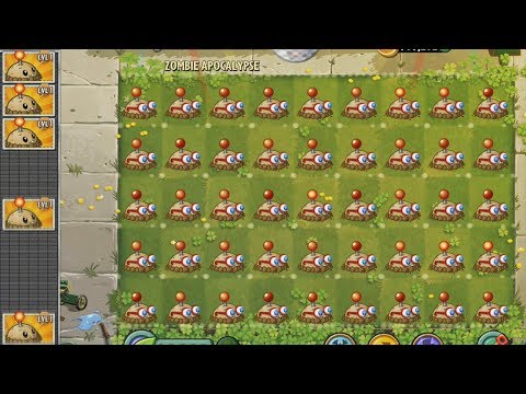 Plants vs Zombies 2 Challenge - Potato Mine vs all Gargantuar