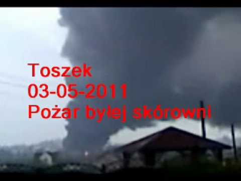 TOSZEK-POŻAR W STAREJ SKÓROWNI