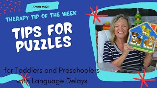 Puzzles for Speech Therapy for Toddlers | teachmetotalk.com | Laura Mize | Stages of Play
