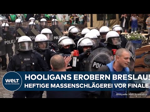 UEFA CONFERENCE-LEAGUE: Fan-Krawalle vor Finale in Brelau - 28 Festnahmen nach Massenschlägerei!