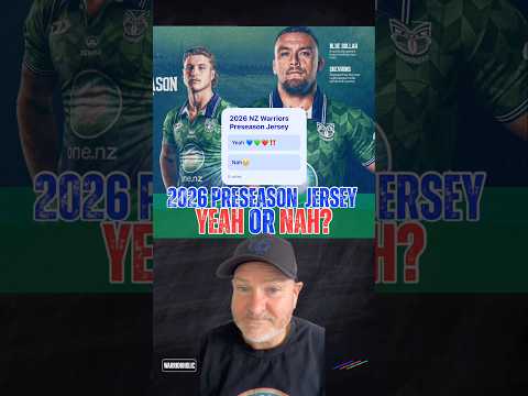 New Zealand Warriors 2026 Mens Pre-Season Jersey