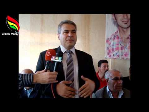 كلمة ابراهيم برو سكرتير حزب يكيتي في استقبال الناشط جكر خوين ملا أحمد