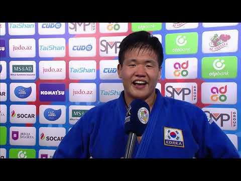 -100kg Gold Medallist Interview - Cho Guham (KOR)