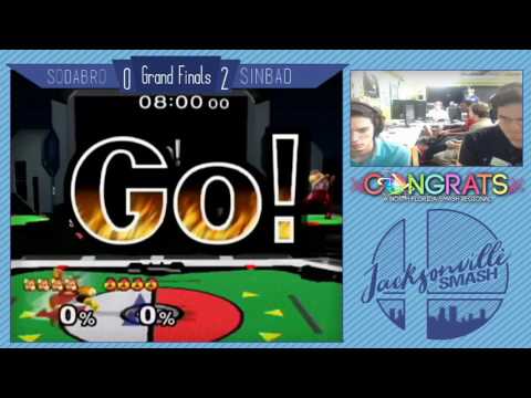 Jax Smash Weekly 3/30/17 - Sodabro(Fox) Vs Sinbad(Sheik) - Melee Grand Finals