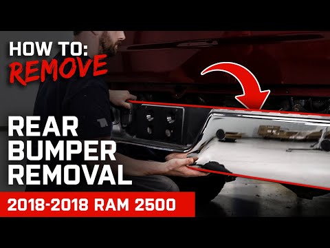 How to Remove Stock Rear Bumper | 2010-2018 RAM 2500