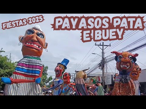 💥PAYASOS PATA E BUEY 🤡 14 DE ENERO FIESTAS SANTA CRUZ 2025 🔥🔥