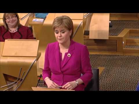 Urgent Ministerial Statement - Scottish Parliament:  23rd February 2016