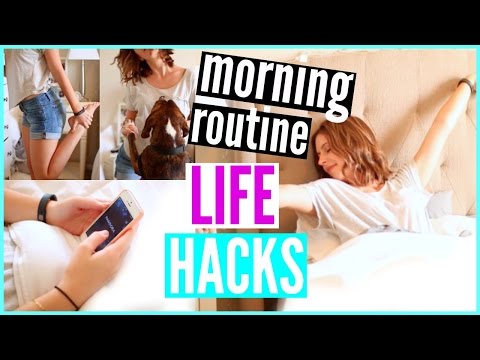 10 Morning Routine LIFE HACKS That Every Girl Should Know | Courtney Lundquist