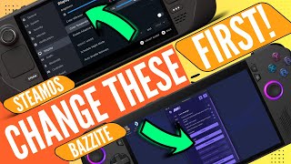 Change THESE 10 Settings FIRST in SteamOS/Bazzite...