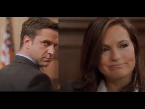 Barson - Law & Order SVU - 14x03 Pt.18 - Barba wins the case. Barson nod to one another