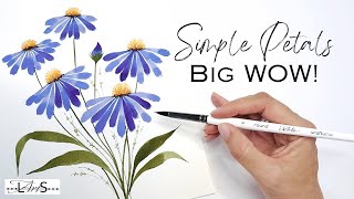 Loose & Lovely: 😍 Easy Watercolor Flowers for Absolute Beginners! (Paint These in Just Minutes!)