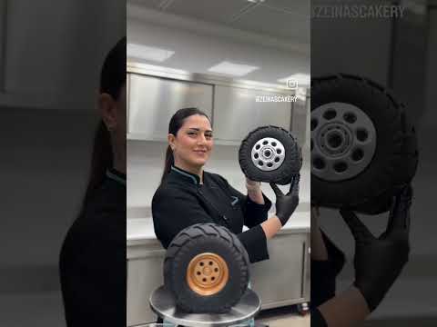 incredible unique cake #carcake fire cake #wourld 🎂