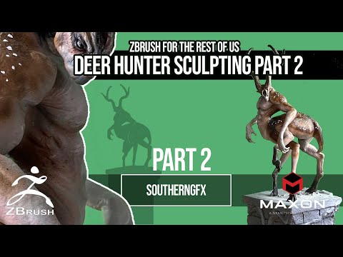 Creating a creature in ZBrush Part 2