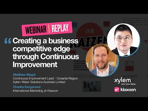 Creating a business competitive edge through Continuous Improvement | Klaxoon webinar