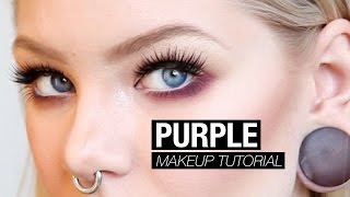 Makeup Experiment: Purple Under Eyes | Katrin Berndt