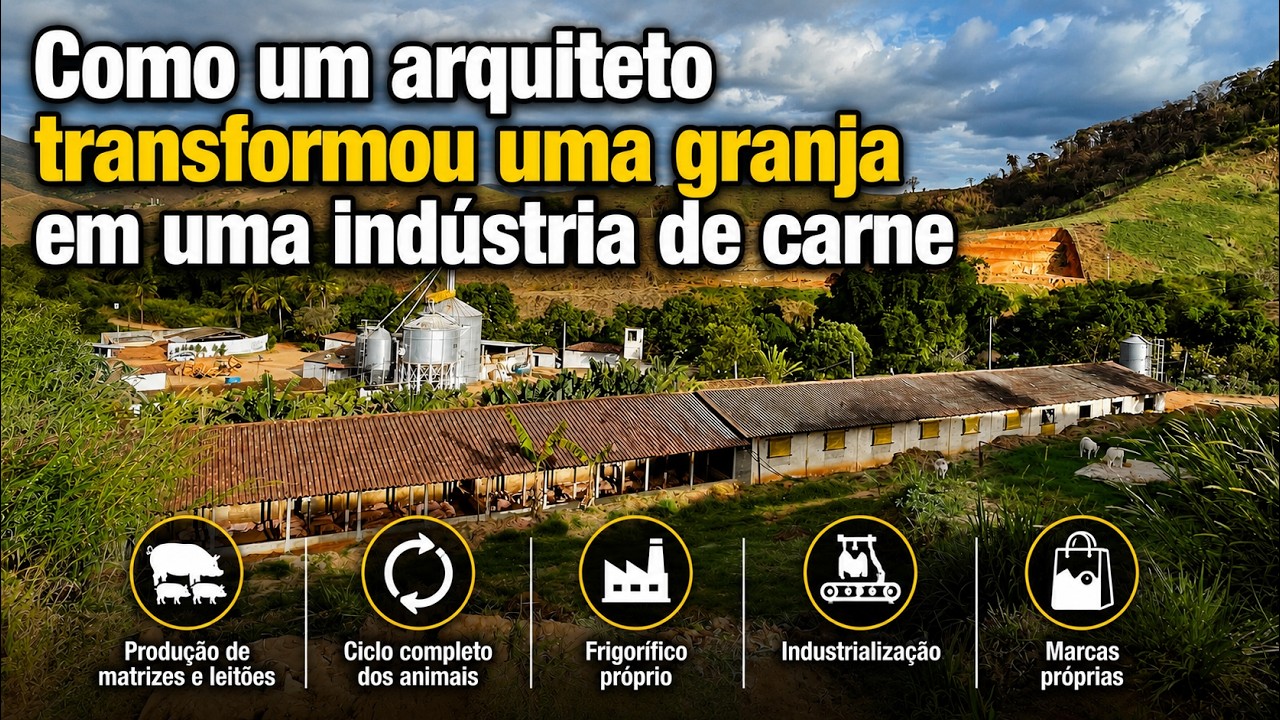 Como um arquiteto transformou uma granja em uma indústria de carne