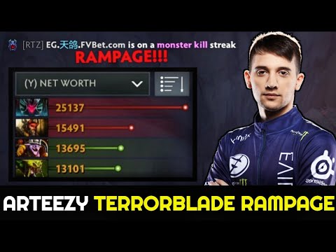 ARTEEZY Rampage & Fast Farm with his Favorite Hero Terrorblade 7.26 Dota  2