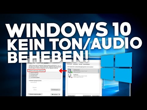 Windows 10: Kein TON/Audioprobleme BEHEBEN! | Problemlösung | Deutsch | 2024