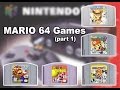 All Mario Games For Nintendo 64 Part 1 Mario Golf Tennis Party Reviews