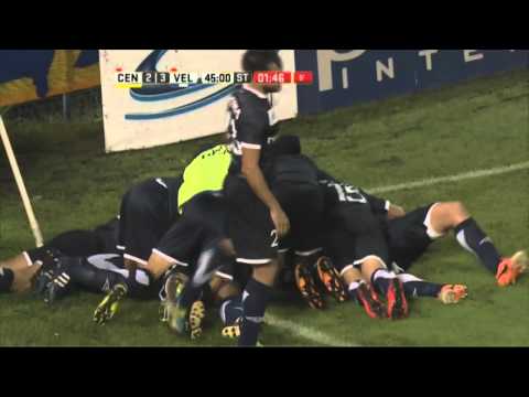 Gol de Zabala. Central 2 - Vélez 3. Fecha 10. Primera División 2016