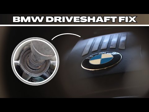 BMW Driveshaft Center Support Bearing & Guibo Flex Disc Failure Symptoms (Replace ASAP!)