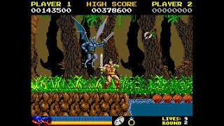 Apple IIGS Game: Rastan (1990 Taito) Longplay with cheats