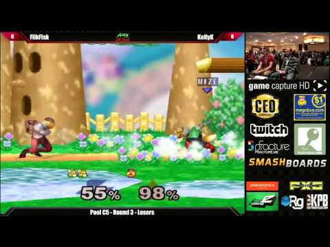 Apex 2014 Melee - Pool C5 - FlikFlak (Fox) vs KellyK (Sheik)