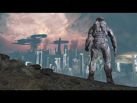 Battle of New Alexandria - Fall of Reach Scene - HALO Reach