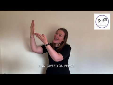 The UK Blessing in Makaton - Signed by Becky George