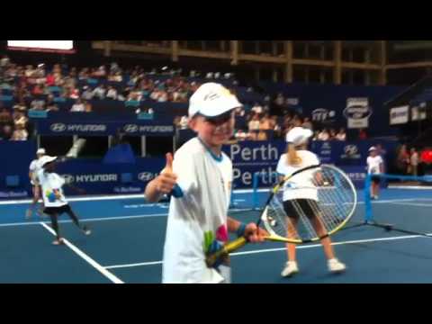 Tennis West Juniors on court