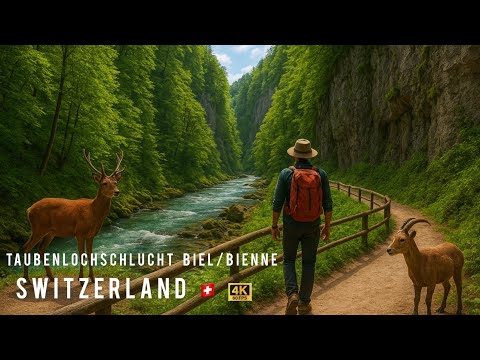 Paseo de verano hacia un paraíso escondido – Garganta de Taubenloch, Biel/Bienne, Suiza