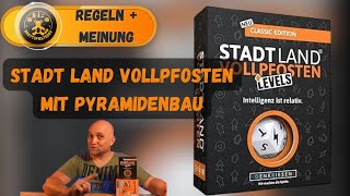Stadt Land Vollpfosten Levels – Regeln & Meinung | Brettspiel Teddy